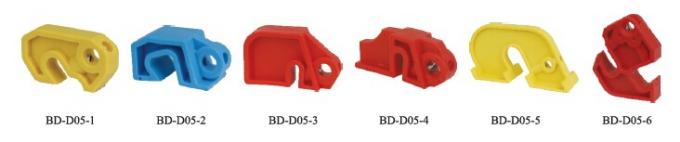 Übergroße Plastikleistungsschalter-Aussperrung (BD-D05) aller verschiedenen Größenfarben für Ausrück tagout Anwendung