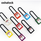 76MM long beam Industrial electrical lock out Insulated safety padlock withkeyed alike
